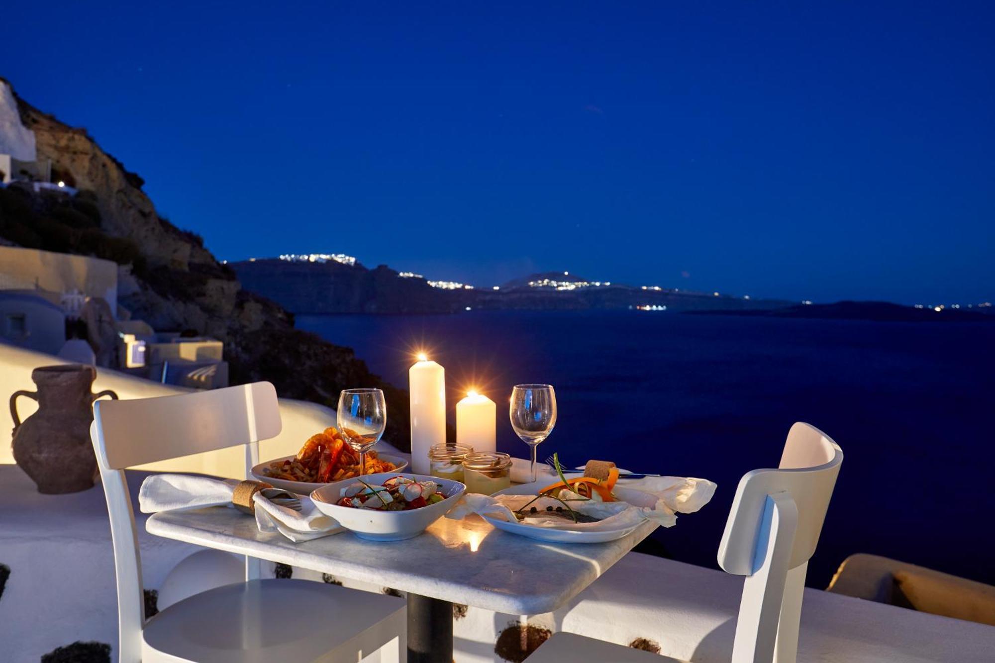 Blue Art Caves Villa Oia  Bagian luar foto