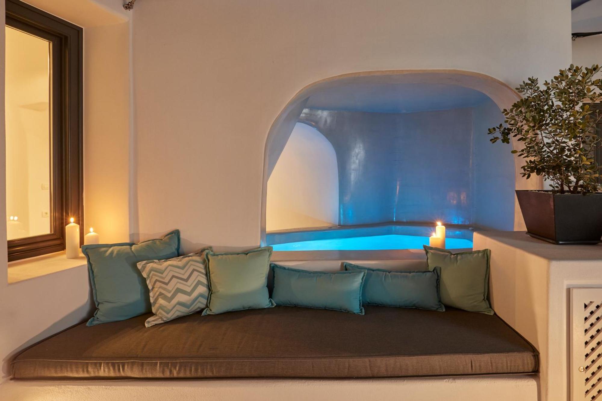Blue Art Caves Villa Oia  Bagian luar foto