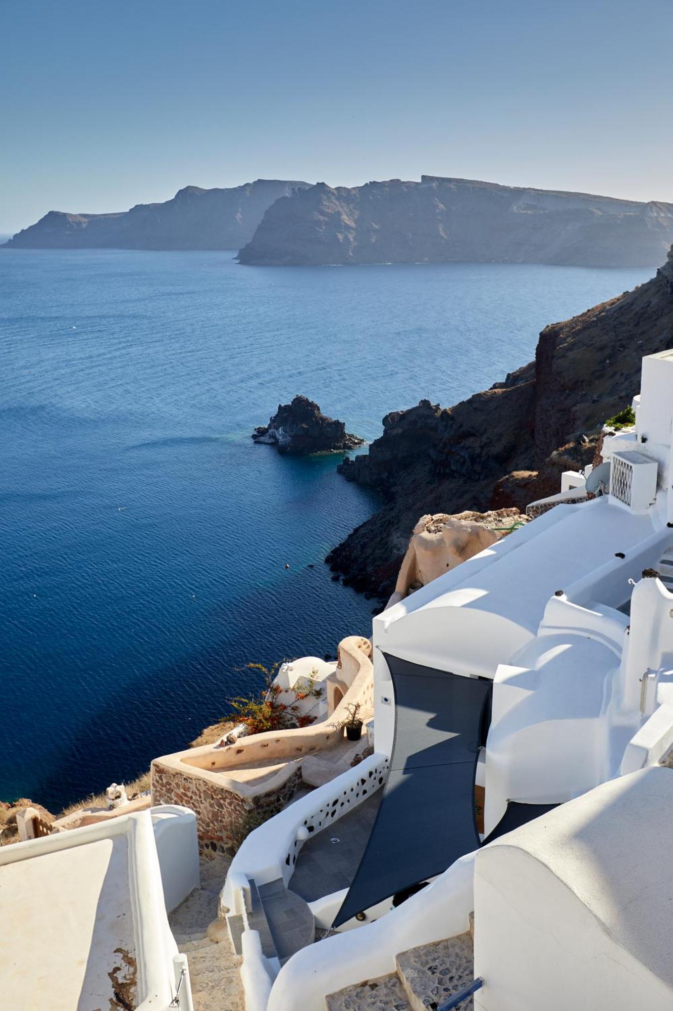 Blue Art Caves Villa Oia  Bagian luar foto